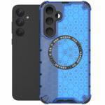 Coque Techsuit HoneyComb Shield MagSafe pour Samsung Galaxy A56 - Blue – Image 2