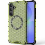 Coque Techsuit HoneyComb Shield MagSafe pour Samsung Galaxy A36 - Lime Green