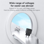 Chargeur secteur Yesido (YC64) Double port USB-C + USB-A, charge rapide, technologie GaN, PD30W   - Black – Image 5