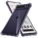 Coque Techsuit Shockproof Clear Silicone pour Google Pixel 6 Pro - Smoke Black