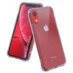 Coque Techsuit Shockproof Clear Silicone pour iPhone XR - Smoke Black