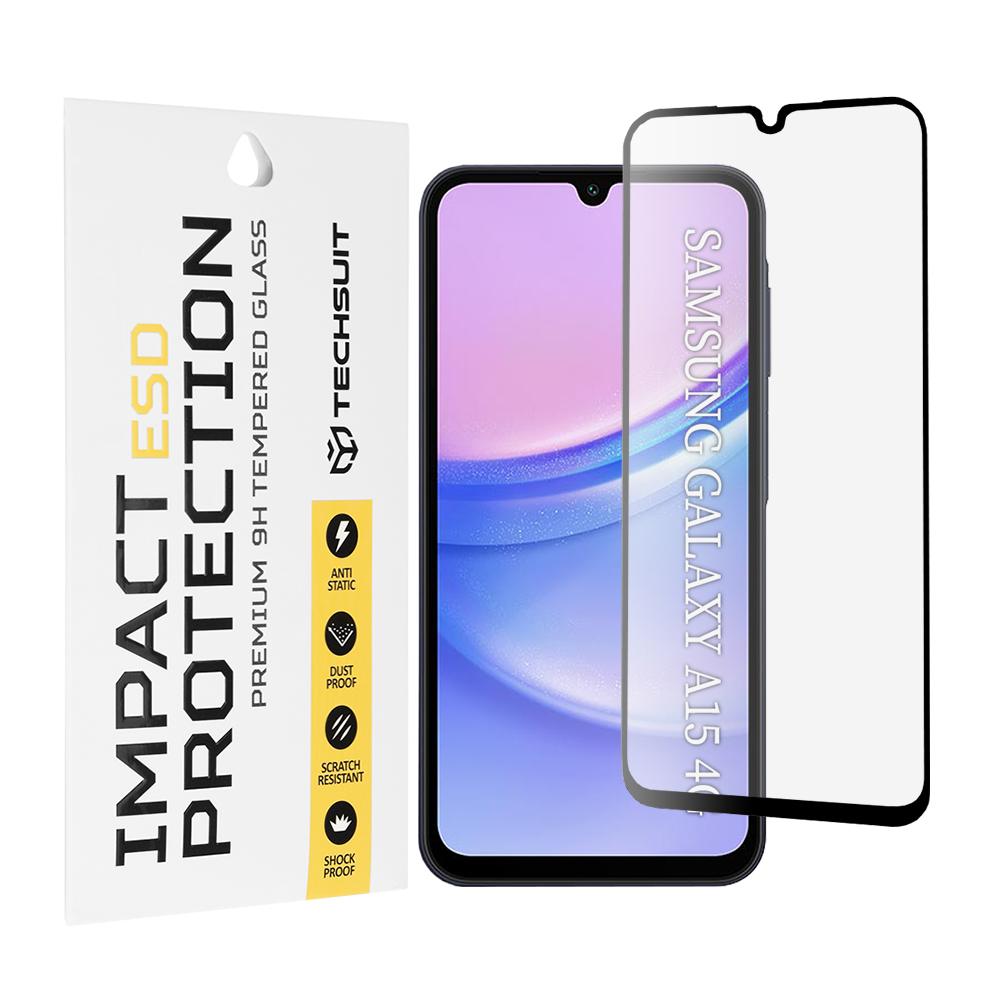 2459917 Protection d'écran Techsuit ESD Glass pour Samsung Galaxy A15 4G / A15 5G / M15 - Black – Image 1