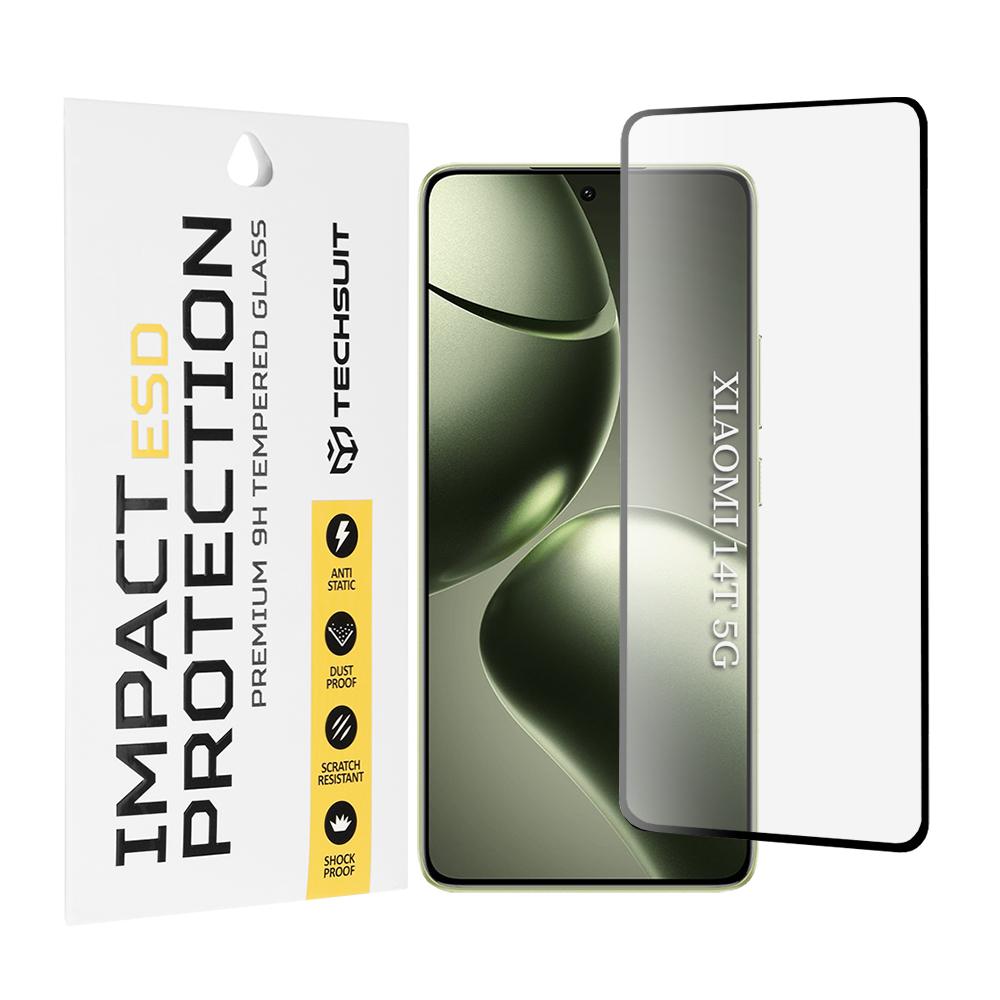 2462119 Protection d'écran Techsuit ESD Glass pour Xiaomi 14T / 14T Pro - Black – Image 1