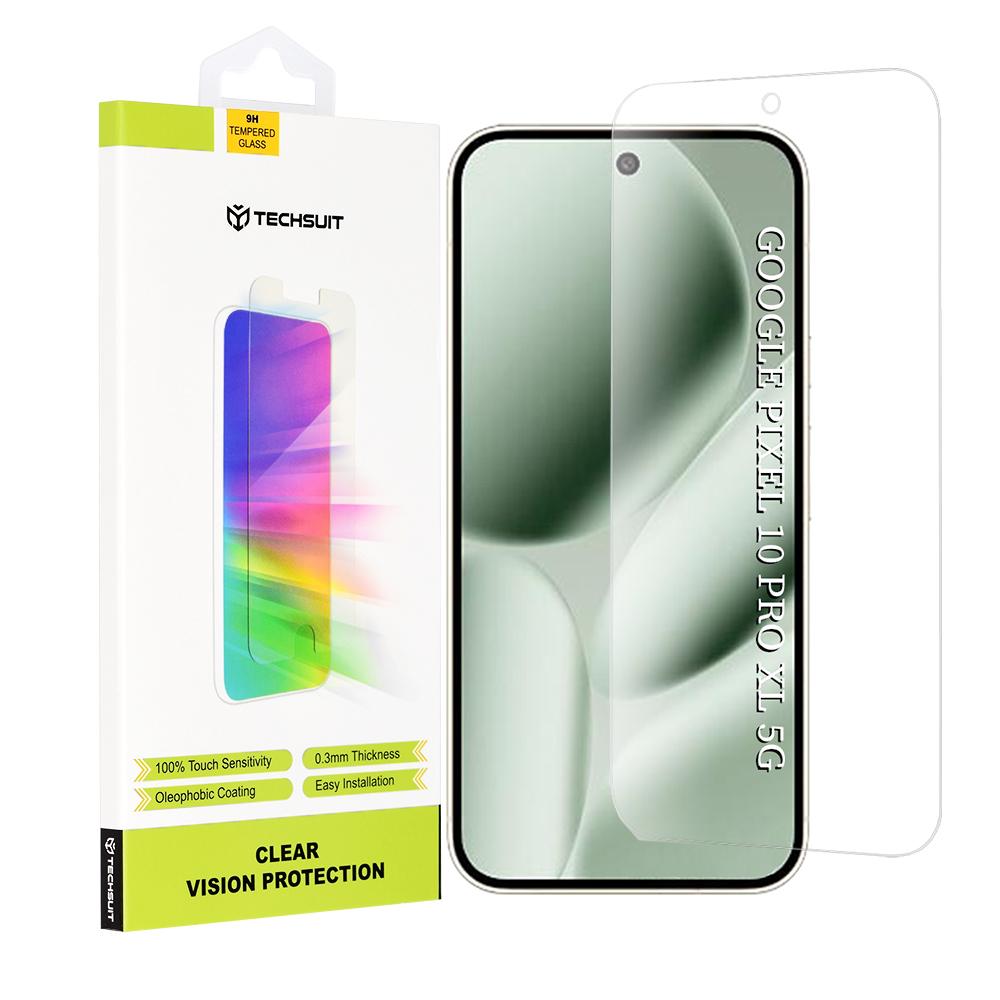 2483437 Protection d'écran Techsuit Clear Vision Glass pour Google Pixel 10 Pro XL - Transparent – Image 1
