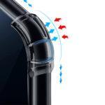 Coque Techsuit Shockproof Clear Silicone MagSafe pour Samsung Galaxy S24 Plus - Smoke Black – Image 3