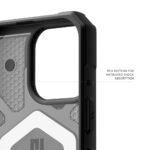 Coque UAG Pathfinder Clear MagSafe pour iPhone 17 Pro Max - Ash / Black – Image 5