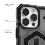 Coque UAG Pathfinder Clear MagSafe pour iPhone 17 Pro - Ash / Black – Image 4