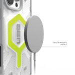 Coque UAG Pathfinder Clear MagSafe pour iPhone 17 Pro - Active Neon – Image 3