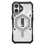 Coque UAG Pathfinder Clear MagSafe pour iPhone 17 - Ice / Silver