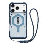 Coque UAG Pathfinder Clear MagSafe pour iPhone 17 Pro Max - Blues Lanyard