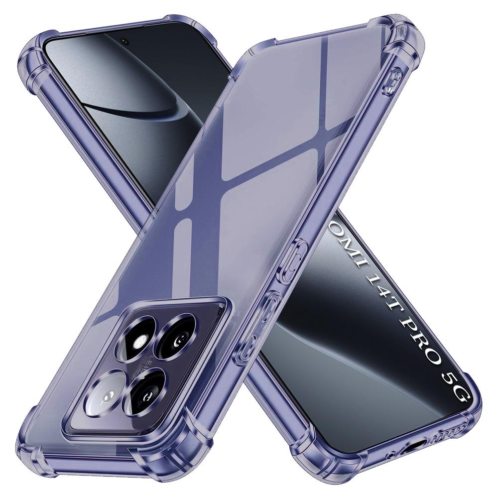 2499379 Coque Techsuit Shockproof Clear Silicone pour Xiaomi 14T Pro - Smoke Black – Image 1