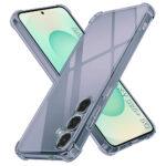 Coque Techsuit Shockproof Clear Silicone pour Samsung Galaxy S25 Plus - Smoke Black