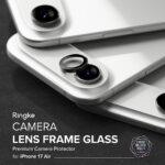 Protection d'objectif Ringke Camera Lens Frame Glass pour iPhone Air - Black – Image 4
