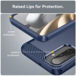 Coque Techsuit Carbon Silicone pour Samsung Galaxy A17 5G / A17 4G - Blue – Image 3