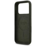 Coque Guess Silicone Triangle Logo MagSafe pour iPhone 17 Pro - Khaki – Image 5