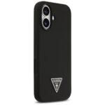Coque Guess Silicone Triangle Logo MagSafe pour iPhone 17 - Black – Image 4