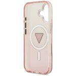 Coque Guess IML Gradient Triangle Logo MagSafe pour iPhone 17 - Pink – Image 4