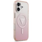Coque Guess IML Gradient Triangle Logo MagSafe pour iPhone 17 - Pink – Image 5