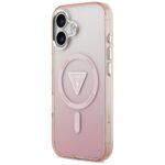 Coque Guess IML Gradient Triangle Logo MagSafe pour iPhone 17 - Pink – Image 3