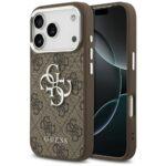 Coque Guess Hardcase Big 4G Logo Classic Logo pour iPhone 17 Pro - Brown