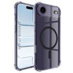 Coque Techsuit Shockproof Clear Silicone MagSafe pour iPhone Air - Smoke Black