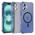 Coque Techsuit Shockproof Clear Silicone MagSafe pour iPhone 17 - Smoke Black