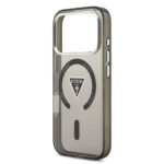 Coque Guess IML Gradient Triangle Logo MagSafe pour iPhone 17 Pro - Black – Image 5