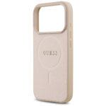 Coque Guess Saffiano Classic Logo MagSafe pour iPhone 17 Pro Max - Pink – Image 5