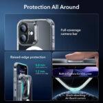 Coque MagSafe ESR Classic Hybrid HaloLock + film protecteur pour iPhone 17 - Clear – Image 4