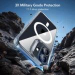 Coque MagSafe ESR Classic Hybrid HaloLock + film protecteur pour iPhone 17 - Clear – Image 5