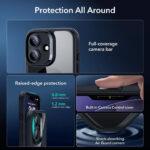 Coque MagSafe ESR Classic Hybrid HaloLock + film protecteur pour iPhone 17 - Clear Black – Image 3