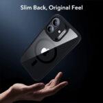 Coque MagSafe ESR Classic Hybrid HaloLock + film protecteur pour iPhone 17 - Clear Black – Image 6