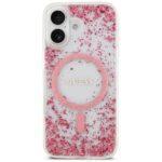 Coque Guess Liquid Glitter Flower MagSafe pour iPhone 17 - Pink – Image 2