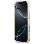 Coque Guess Liquid Glitter Flower MagSafe pour iPhone 17 - Gold – Image 4