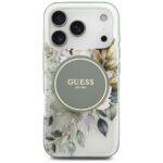 Coque Guess IML Flower & Tonal Circle MagSafe pour iPhone 17 Pro - Green – Image 2