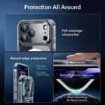 Coque MagSafe ESR Classic Hybrid HaloLock + film protecteur pour iPhone 17 Pro - Clear – Image 3