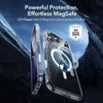 Coque MagSafe ESR Classic Hybrid HaloLock + film protecteur pour iPhone 17 Pro - Clear – Image 2