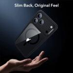Coque MagSafe ESR Classic Hybrid HaloLock + film protecteur pour iPhone 17 Pro - Clear Black – Image 6