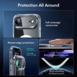 Coque MagSafe ESR Classic Hybrid HaloLock + film protecteur pour iPhone Air - Clear – Image 3
