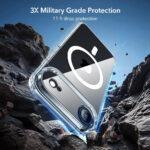 Coque MagSafe ESR Classic Hybrid HaloLock + film protecteur pour iPhone Air - Clear – Image 4