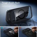 Coque MagSafe ESR Classic Hybrid HaloLock + film protecteur pour iPhone Air - Clear Black – Image 6
