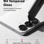 Lot de 2 protections d'objectif Ringke Camera Lens Frame Glass pour Samsung Galaxy S25 FE - Black – Image 4