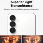 Lot de 2 protections d'objectif Ringke Camera Lens Frame Glass pour Samsung Galaxy S25 FE - Black – Image 6