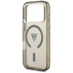 Coque Guess IML Gradient Triangle Logo MagSafe pour iPhone 17 Pro - Khaki – Image 5