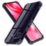 Coque Techsuit Shockproof Clear Silicone pour Google Pixel 9a - Smoke Black