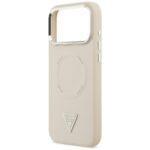 Coque Guess Hardcase Triangle Logo MagSafe pour iPhone 17 Pro Max - Beige – Image 6