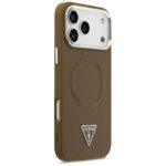 Coque Guess Hardcase Triangle Logo MagSafe pour iPhone 17 Pro Max - Brown – Image 4