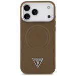 Coque Guess Hardcase Triangle Logo MagSafe pour iPhone 17 Pro Max - Brown – Image 2
