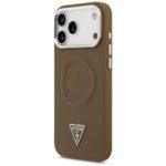 Coque Guess Hardcase Triangle Logo MagSafe pour iPhone 17 Pro Max - Brown – Image 3