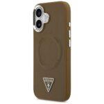 Coque Guess Hardcase Triangle Logo MagSafe pour iPhone 17 - Brown – Image 3